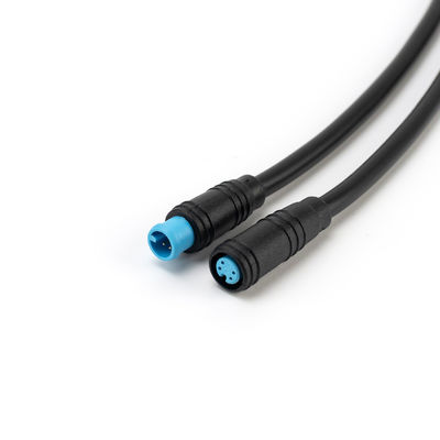 고전압 검은 에아이크 케이블 커넥터 남자 여성 IP65 배선 종류